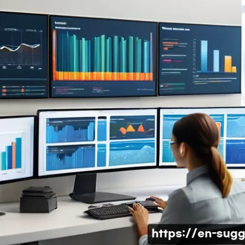 Home 33 추천 시스템에서의 신뢰성 있는 데이터 확보 방법 - A modern office scene showing a diverse team of data scientists and UX designers analyzing user beha...