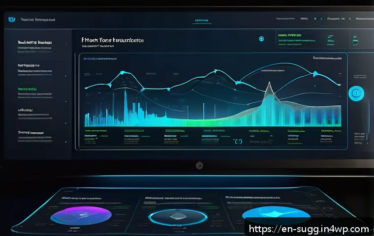 사용자 행동 분석을 통한 추천 시스템 최적화 - A futuristic digital dashboard displaying an intricate user journey map with glowing clickstream pat...
