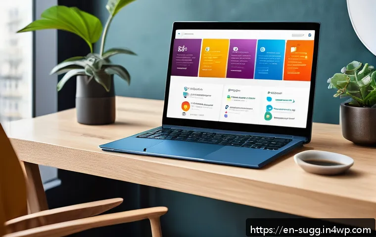 추천 시스템의 다양성과 무작위성 확보 방법 - A modern digital interface showcasing a personalized recommendation dashboard on a sleek laptop scre...